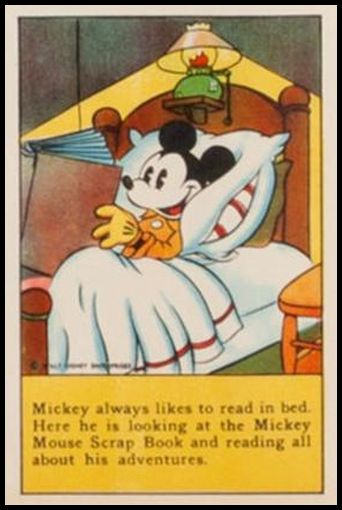 Mickey Always Likes To Read